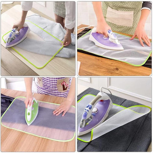 Heat Resistant Ironing Sewing Tools Cloth Protective Insulation Pad-Hot Home Ironing Mat Anti-scalding?2PC?, Pink...