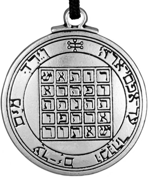 Pentacle of Saturn Success Amulet Key of Solomon Talisman Necklace...