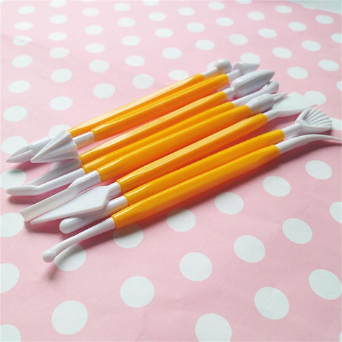 8PCS Clay Tools for Kids & Adult, Plastic Air Dry Clay Tools Kit, Double-Head Clay Sculpting Tools for Pottery, Polymer, Air Dry Clay, Modeling, S...