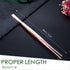 Tongs Tweezers - 12 Inch / 30cm Long Food Tongs Straight Serrated Forceps Cocktail Tweezers Bar Tool Gold...