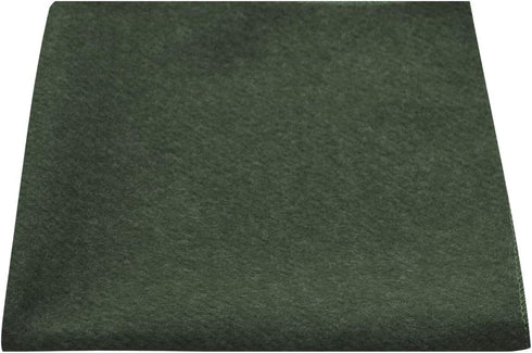 King & Priory Luxury Hunter Green Donegal Tweed Pocket Square, Handkerchief, Tweed...