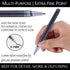 NAWOD Paint Pens White Black Acrylic Marker 6 Pack, Acrylic Permanent Marker, White Paint Pens for Rock Ceramic Wooden Leather Glass Painting Meta...