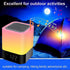 Night Lights Bluetooth Speaker, Alarm Clock Bluetooth Speaker Touch Sensor Bedside Lamp Dimmable Multi-Color Changing Bedside Lamp, MP3 Player, Wi...
