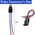 Pulse Plug Connector Pulse Bar Connectors Replacement for Polaris 2018 2019 2020 2021 Ranger XP 1000 RZR RS1 Pro General 1000 14 Ga Wire Accessory...
