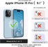 OTOFLY Designed for iPhone 15 Pro Case, Silicone Shockproof Slim Thin Phone Case for iPhone 15 Pro(6.1 inch), (Baby Blue)...
