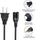Power Cord for JBL Partybox On-The-go 300 Link View 500 Speaker Cinema Soundbar Subwoofer SB100 SB200 SB250 SB350 SB400 Sound Bar System 2 Prong 8...