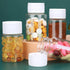 Othmro 10Pcs 5ml Plastic Bottles, Lab Cylindrical Chemical Reagent Bottle, Wide Mouth Laboratory Reagent Bottle, Sample Sealing Liquid Storage Con...