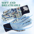 2 Pairs Gardening Gloves For Women, Ladies Gardening Gloves Floral Garden Gloves With Elastic Cuffs And Non-Slip For Yard, Fishing, Camping...