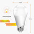 Torkase Outdoor Dusk to Dawn Light Bulbs- No Timer Required, 12W(100W Equivalent), 3000K Warm White, E26 A19 Automatic Sensor LED Bulbs, Built-in ...