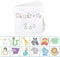 Jack Dempsey Stamped Cloth Nursery Books, 8-Inch by 8-Inch, 12 Pages, Children's Zoo......