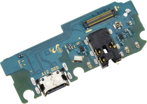 USB Charging Port Replacement Part Assembly Board for Samsung Galaxy A12 SM-A125F with Microphone Headphone Jack and Tool Kit...