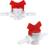 5/16-Inch Drip Irrigation Barbed Valve, Drip Line Ball Valve Shut-Off Plastic Switch Hose Connectors, Drip Irrigation Tubing Parts for Drip Irriga...