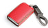 Leather for Mazda 3 Hatchback CX-5 CX-30 CX-9 Remote Smart 4 Buttons Key Case Holder Cover Fob Chain (Red)...