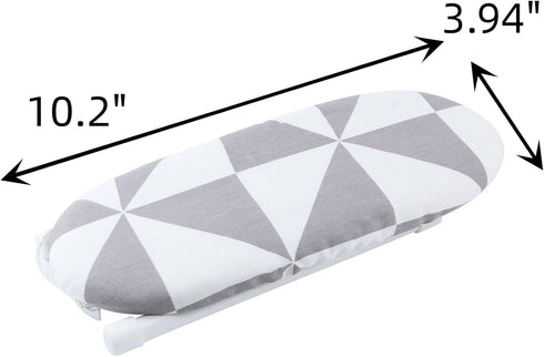 Mini Ironing Board Portable Ironing Board 10.2" Folding Ironing Board Cloth Cover for Collar Cuff Shoulder Corner (Style 3)...