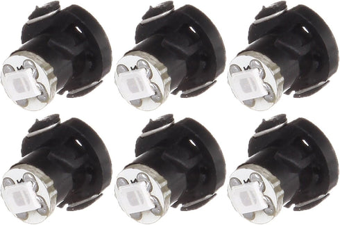 cciyu 6 Pack T4/T4.2 Neo Wedge Bulb A/C Lights (blue)...