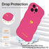 for iPhone 13 Pro Case Cute Heart Simple Wave Frame Case Aesthetic Design Solid Color Girls Women TPU Silicone Slim Phone Case Cover for iPhone 13...