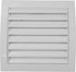 Vent Systems 4'' Inch White Pack of 2 Air Vent Cover Dryer Vents and Bathroom Exhaust Vents Pipe, Black Louvered Dryer Vent Cover Keeps Out Insect...