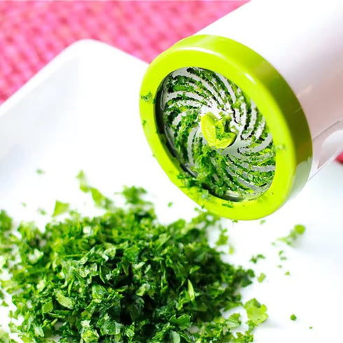 Vegetable Chopper Slicer, Parsley Shredder Chopper Fruit Vegetable Cutter Kitchen Gadgets, Vegetable Herb Spice Grinder, Cheese Slicer, Small, Gre...