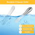 2 Pcs Butter Knife Little Cheese Spreader Knives Stainless Steel Spreader Knife Set Cocktail Knives for Condiments Cheese Charcuterie Board Jam Pa...