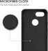 ABITKU Pixel 3 Case, Pixel 3 Phone Case, Thicken Silicone Gel Rubber Case Soft Microfiber Cloth Lining Cushion Compatible for Google Pixel 3 (Blac...