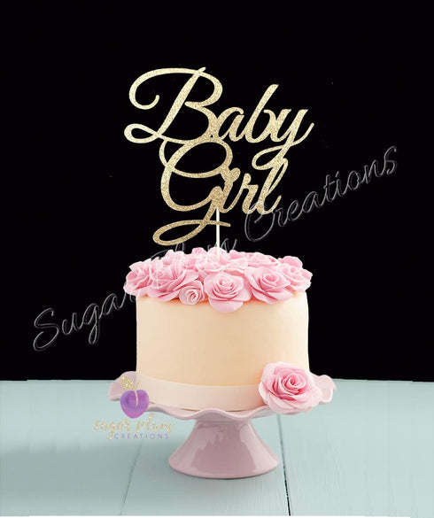 Baby Girl Cake Topper...