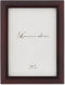 Lawrence Frames Estero Collection, Walnut Wood 5 by 7 Picture Frame, Esspresso Brown...