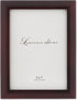 Lawrence Frames Estero Collection, Walnut Wood 5 by 7 Picture Frame, Esspresso Brown...