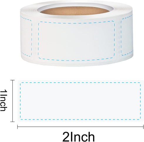 300pcs Removable Freezer Labels, Yoget 1 x 2 Inch Food Storage Stickers, Refrigerator Freezer Paper Label Easy Clean Leaves No Residue, Blue Food ...