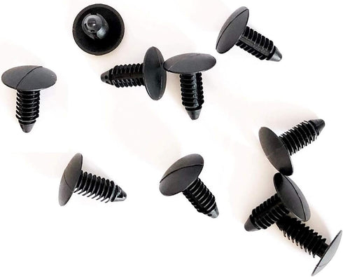 50 pcs Large Plastic Multi-Gauge Rivet 1/4" Hole Patio Strapping Fasteners Webbing Lawn Chair Lounge (Black)...