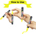 Window Marker 8 Pens,Liquid Chalk Markers,Wide 6mm,3-In-1 nip,washable,Liquid Ink,for Car,Chalkboard,Glass,Chalk Markers, Loved by Teachers, Kids,...