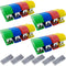12PCS Mini Stapler with 600PCS Staples, Portable Small Stapler, Multicolor Kids Stapler, Hand Held Desk Staplers, Cute Office Supply Set for Offic...