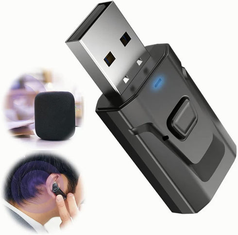 Bluetooth Transmitter, 4 in 1 USB Bluetooth5.0 Receiver Clear Sound Quality Plug and Play Stable Transmission Audio Adapter...
