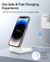 Meifigno Magnetic Wireless Charger for iPhone 15/14/13/12 Series, Fast Charging with PD3.0 20W USB-C Adapter & Charging Cable MagSafe Charger Stan...