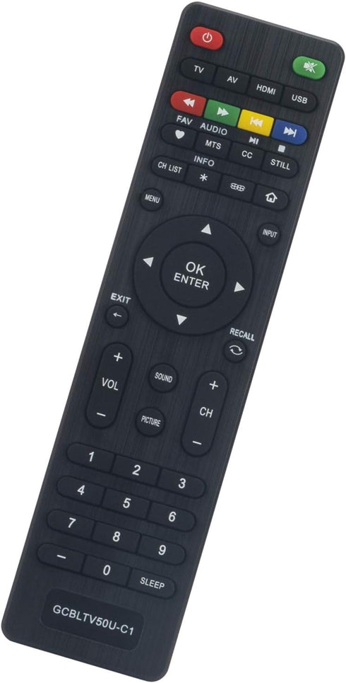 GCBLTV50U-C1 Replacement Remote Control Applicable for Changhong TV LED42YC2000UA LED40YC1700UA LED40YD1100UA LED32YC1600UA LED50YC2000UA...