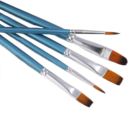 5-Piece Decorating Brush Set Painting Brushes Fondant Sugar Craft Clay DIY Tools Set Pen Brush Kit...