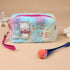Travel Makeup Bag, Cosmetic Bag Make Up Organizer Case Beauty Makeup Lipstick Cosmetic Accessories Organizer, Small Travel Kit Storage Pouch (LOVE...