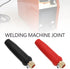 4Pcs DKJ10-25 TIG Welding Cable Panel Connector Plug Connector Socket Set 200Amp Dinse Quick Fitting for TIG Welding and Plasma Cutter Machine Red...