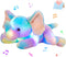 Glow Guards 12''Light up Musical Rainbow Elephant Stuffed Animal,Soft LED Singing Wildlife Plush Toys with Night Light&Lullaby,Birthday Christmas ...