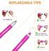 Stylus Pen for iPhone, Universal Capacitive Stylist Pens for Touch Screens with Magnetic Cap, Kids Stylus Pens Pencil for Ipad iPhone Mini Pro Air...