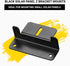 Spartan Power Black Solar Panel Z Bracket Mount - Lightweight Anodized Aluminum Mounting Brackets for RVs, Trailers, Vans, Campers, Boats, Walls, ...