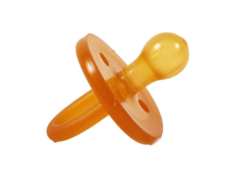 Sweetie Rubber Pacifier Natural Rubber Pacifier Rounded 1 Count Original Natural Rubber Pacifier (12-18 Large)...