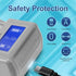 Rechargeable Batteries Charger AA AAA C with Smart LCD Display,Universal Battery Charger Lithium/Ni-Mh/Ni-Cd Rechargeable Coin Battery Charger Lir...