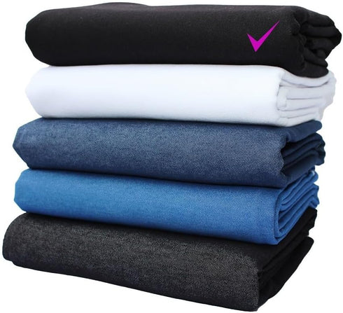 1-Yard 8 oz Black Denim Fabric for Sewing, Crafting|Denim Fabric |Denim Fabric by The Yard |Jean Material|Denim Material|Black Jean Fabric 1 Yard ...