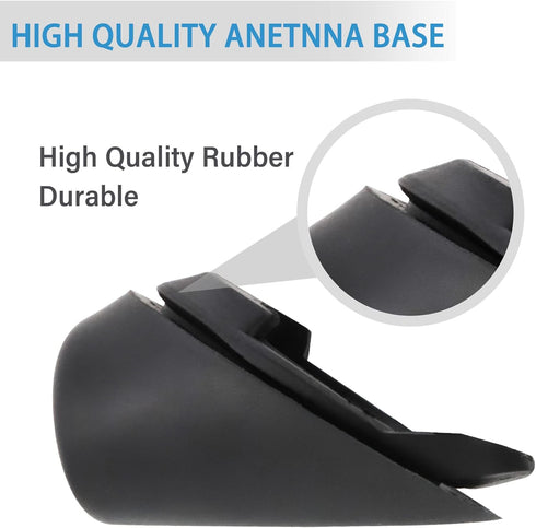 Anina 86392-35040 Antenna Ornament for Toyota 4 Runner 2010 2011 2012 2013 2014 Rubber Antenna Base Bezel Car Radio Antenna Mount Grommet Topper...