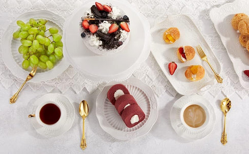 KEAWELL Luxury 6.3" Teaspoons, 18/10 Stainless Steel, Gorgeous Small Spoons, Stirring, Mixing, Sugar, Cake, Dessert Spoons, Mini Antipasto spoons ...