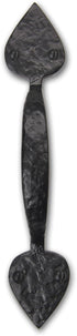 Iron Valley - 9" Heart Door Pull Handle - Solid Cast Iron...
