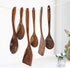 DDJSJ Teak Kitchen Utensils,Colander Ladle Skimmer Scoop Kitchenware Scoop Dipping Big Wooden Rice Long Handle Natural Utensils Handcrafted Cutler...