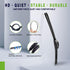 OEM QUALITY 28" + 15" PARRATI Premium All-Season Windshield Wiper Blades (Set of 2)...