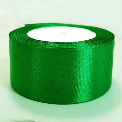 1 1/2 inch Satin Ribbon for Craft Gift Wrapping 25 Yards Silky Polyster Ribbon Roll for Handmade Hair Bow Wedding Party Decor Flower Bouquet,Green...