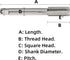 Right and Left Hand 9/16"-20 UN HSS Tap, 9/16 x 20 UN Thread Tap for Bike Crank Repair...